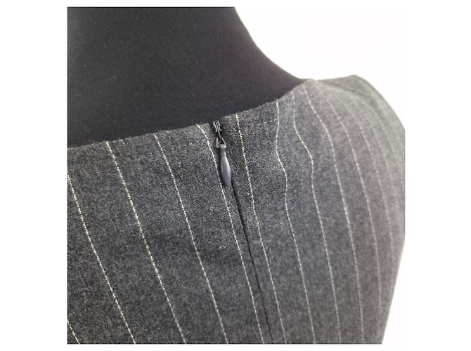 Gestreiftes Kleid Moschino Jeans 1980er Grau - Ansicht 5