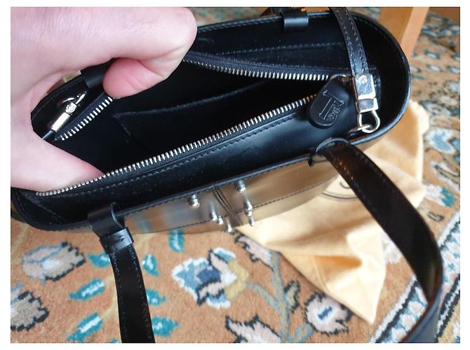 Borsa Tod's in pelle liscia nera Nero - vista 10