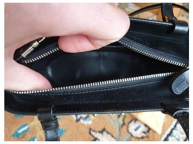 Borsa Tod's in pelle liscia nera Nero - vista 7