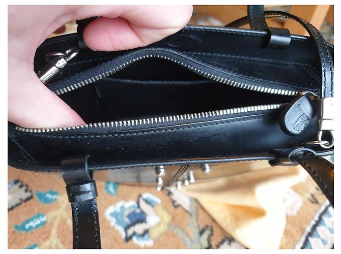 Borsa Tod's in pelle liscia nera Nero - vista 8