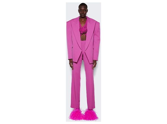 Magda Butrym oversized wool blazer. - view 9