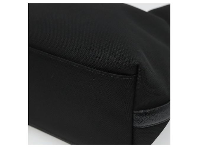 Borsa a mano in tela nera Salvatore Ferragamo Auth KD096 Nero - vista 15