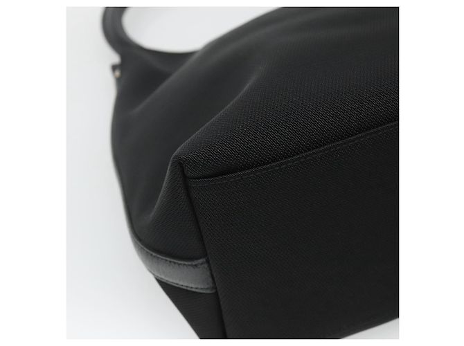 Borsa a mano in tela nera Salvatore Ferragamo Auth KD096 Nero - vista 16