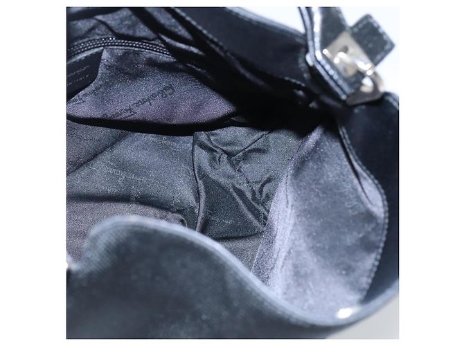 Borsa a mano in tela nera Salvatore Ferragamo Auth KD096 Nero - vista 17