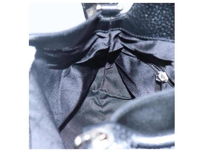 Borsa a mano in tela nera Salvatore Ferragamo Auth KD096 Nero - vista 18