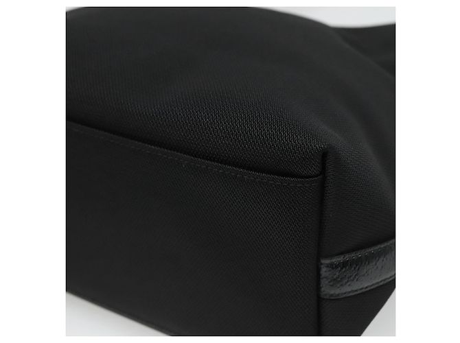 Borsa a mano in tela nera Salvatore Ferragamo Auth KD096 Nero - vista 9