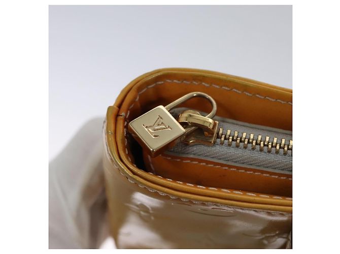 LOUIS VUITTON Monogram Vernis Houston Bolsa de Mão Cinza M91053 LV Auth ep7454 - vista 10