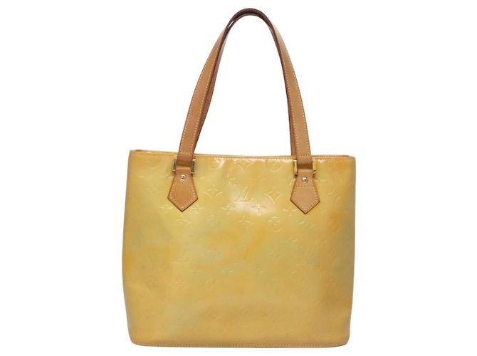 LOUIS VUITTON Monogram Vernis Houston Bolsa de Mão Cinza M91053 LV Auth ep7454 - vista 13