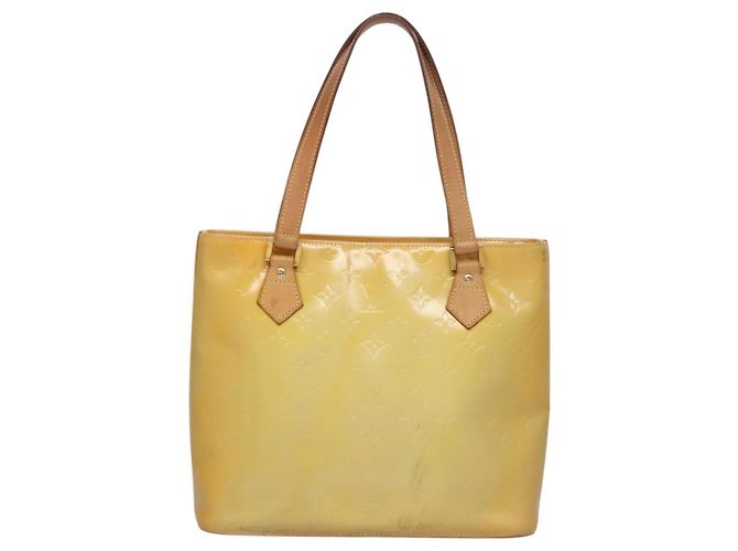 LOUIS VUITTON Monogram Vernis Houston Bolsa de Mão Cinza M91053 LV Auth ep7454 - vista 2