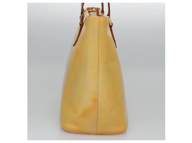 LOUIS VUITTON Monogram Vernis Houston Bolsa de Mão Cinza M91053 LV Auth ep7454 - vista 4
