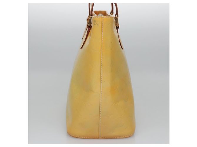 LOUIS VUITTON Monogram Vernis Houston Bolsa de Mão Cinza M91053 LV Auth ep7454 - vista 5