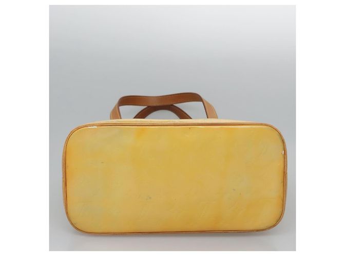 LOUIS VUITTON Monogram Vernis Houston Bolsa de Mão Cinza M91053 LV Auth ep7454 - vista 6