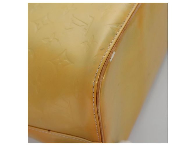LOUIS VUITTON Monogram Vernis Houston Bolsa de Mão Cinza M91053 LV Auth ep7454 - vista 9