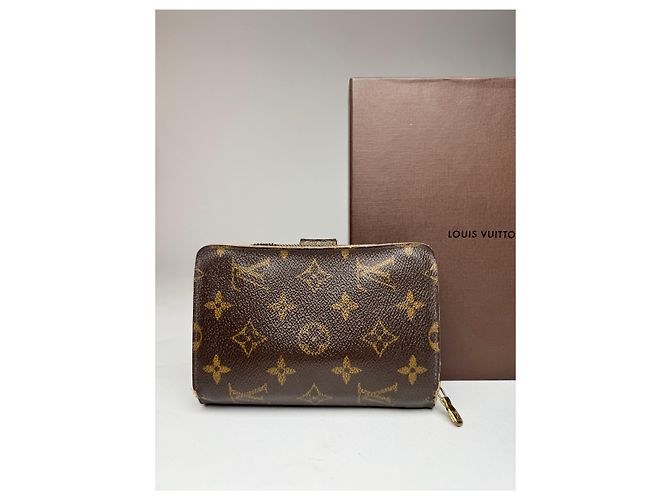 Vintage Louis Vuitton Leather Monogram Wallet Brown - view 2