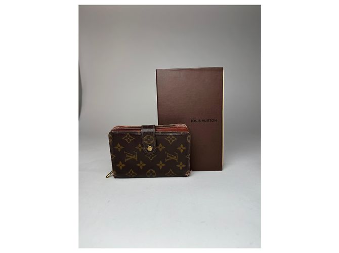 Vintage Louis Vuitton Leather Monogram Wallet Brown - view 6