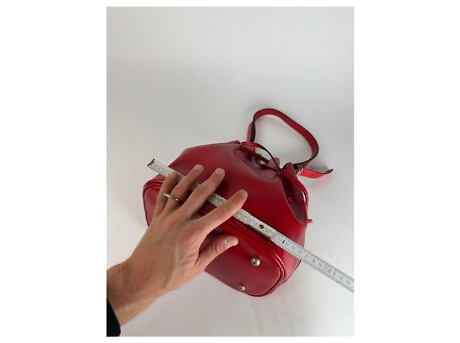 Comme Des Garcons Vintage Comme Des Garçons Schulter-Eimer-Tasche rot - Ansicht 11