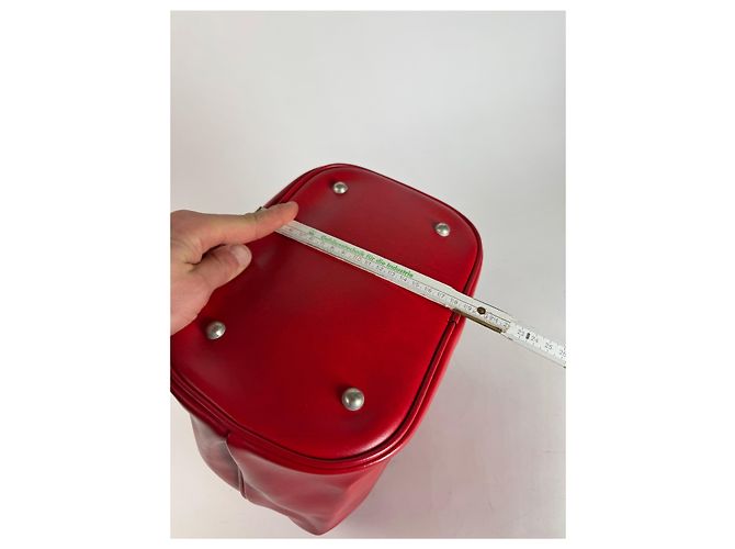 Comme Des Garcons Vintage Comme Des Garçons Schulter-Eimer-Tasche rot - Ansicht 13