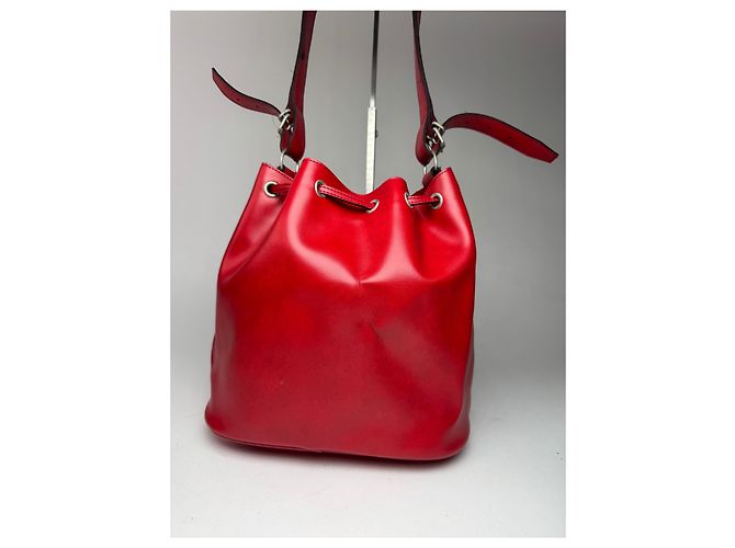 Comme Des Garcons Vintage Comme Des Garçons Schulter-Eimer-Tasche rot - Ansicht 15