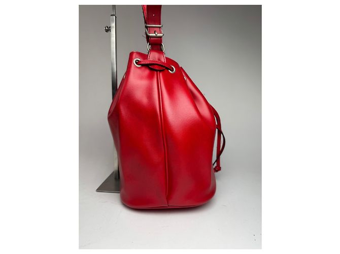 Comme Des Garcons Vintage Comme Des Garçons Schulter-Eimer-Tasche rot - Ansicht 2