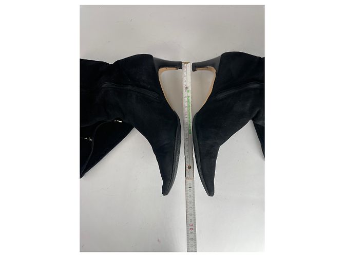 Marmont Vintage Gucci Wildleder Stiefeletten Schwarz 37C - Ansicht 10