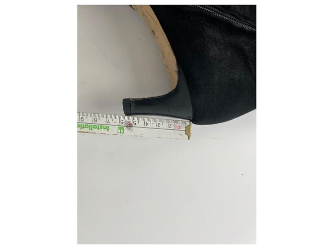 Marmont Vintage Gucci Wildleder Stiefeletten Schwarz 37C - Ansicht 11