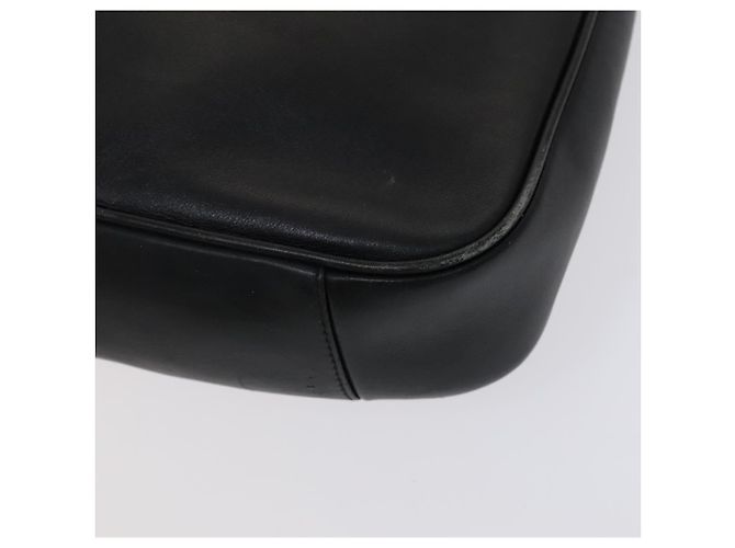 Bolso de mano de cuero GUCCI Bamboo 2 vías negro dorado 001 2113 1638 Auth KD087 - vista 15