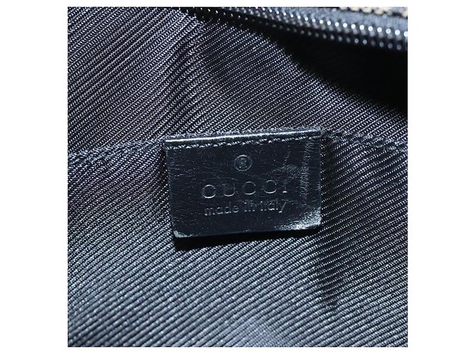 Borsa a Spalla in Tela GG Gucci Nera 019 0375 Auth ep7418 Nero - vista 21