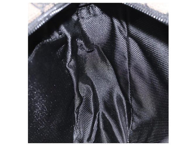 Borsa a Spalla in Tela GG Gucci Nera 019 0375 Auth ep7418 Nero - vista 22