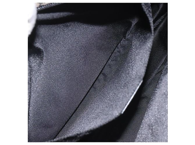 Borsa a Spalla in Tela GG Gucci Nera 019 0375 Auth ep7418 Nero - vista 24