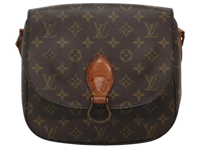 Saint-Cloud LOUIS VUITTON Monogram Saint Cloud GM Borsa a Spalla M51242 LV Auth BA382 Monogramma - vista 13