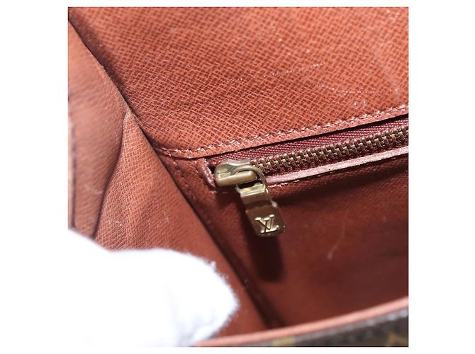 Saint-Cloud LOUIS VUITTON Monogram Saint Cloud GM Borsa a Spalla M51242 LV Auth BA382 Monogramma - vista 22