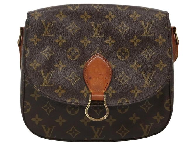 LOUIS VUITTON Monogram Saint Cloud GM Borsa a Spalla M51242 LV Auth BA411 Monogramma - vista 13