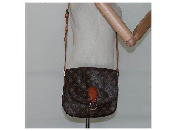 LOUIS VUITTON Monogram Saint Cloud GM Borsa a Spalla M51242 LV Auth BA411 Monogramma - vista 24