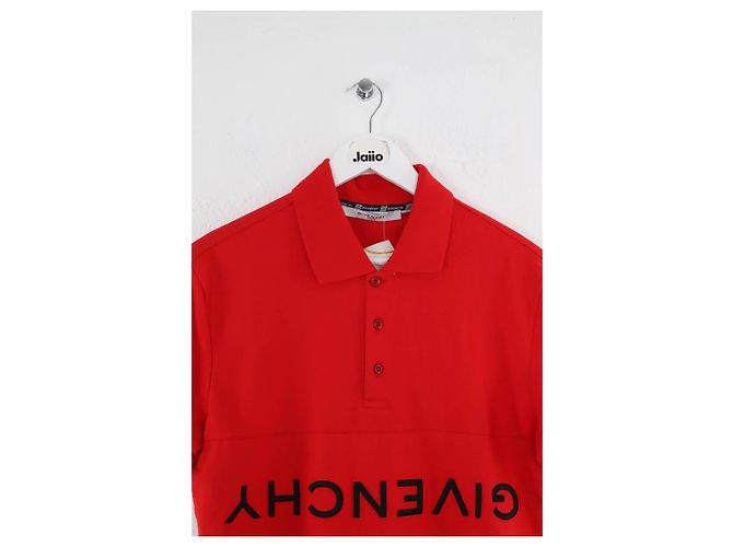 Givenchy Rotes Baumwoll-Polo - Ansicht 2