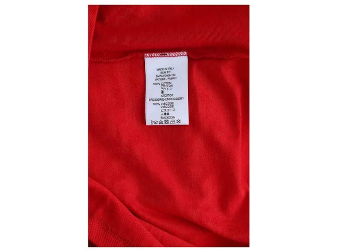 Givenchy Rotes Baumwoll-Polo - Ansicht 7