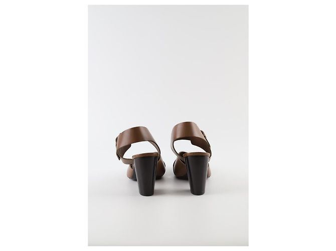 Lemaire Tacchi in pelle marrone - vista 2