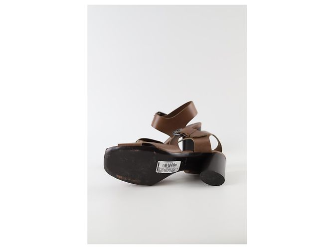 Lemaire Tacchi in pelle marrone - vista 6