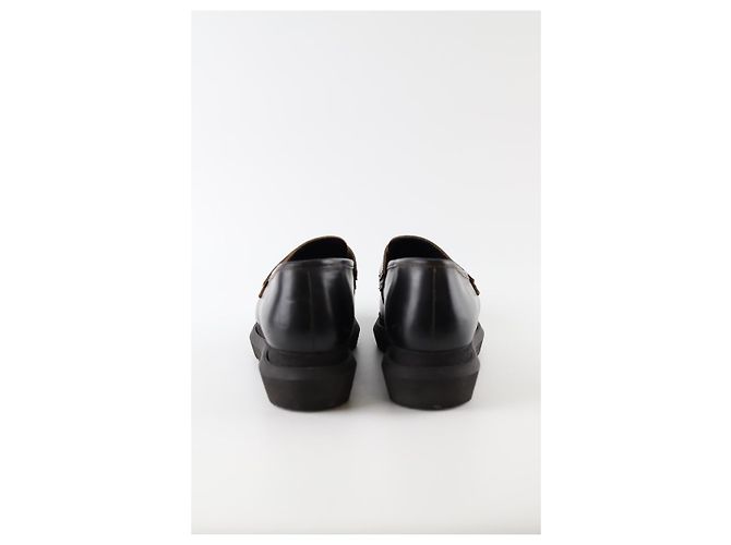 Sacai Mocassini in pelle nera Nero - vista 2