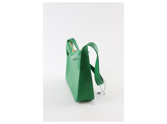 Mansur Gavriel Borsa a mano in pelle verde - vista 3
