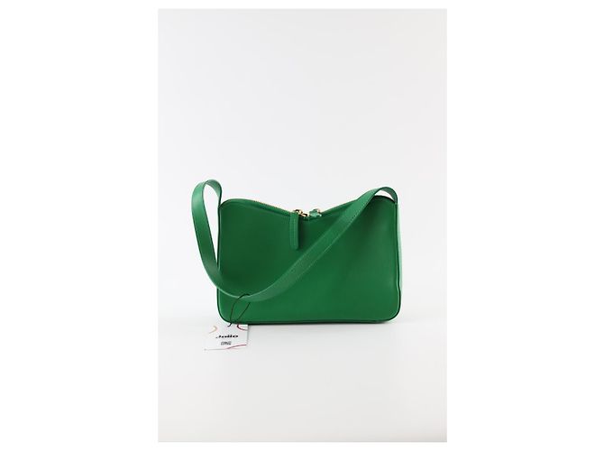 Mansur Gavriel Borsa a mano in pelle verde - vista 4