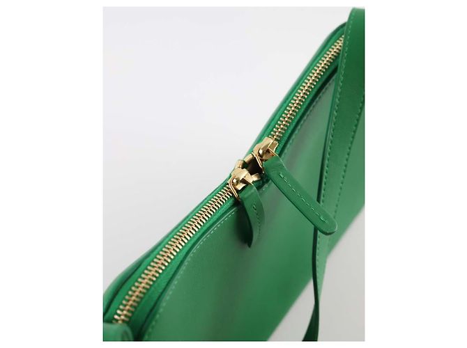 Mansur Gavriel Borsa a mano in pelle verde - vista 5