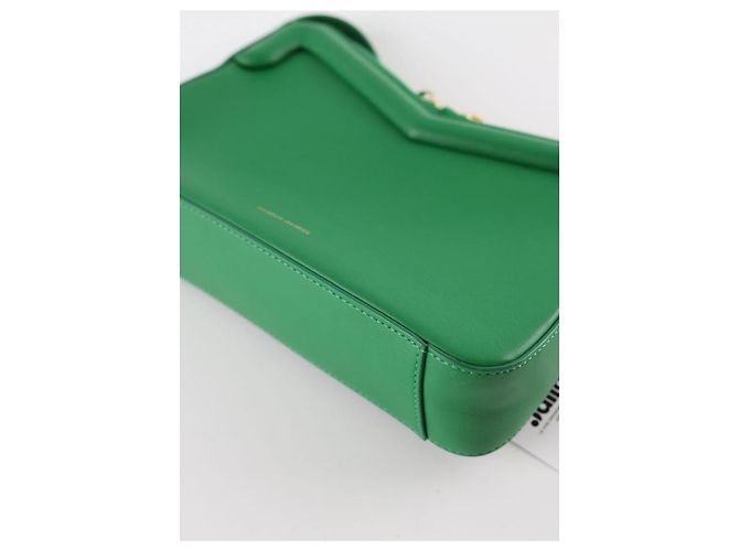 Mansur Gavriel Borsa a mano in pelle verde - vista 6
