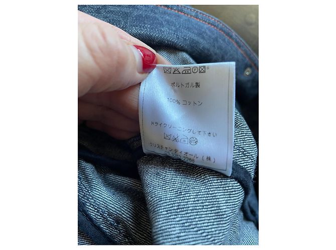Dior Jeansjacke Monogramm Logo Blau - Ansicht 10