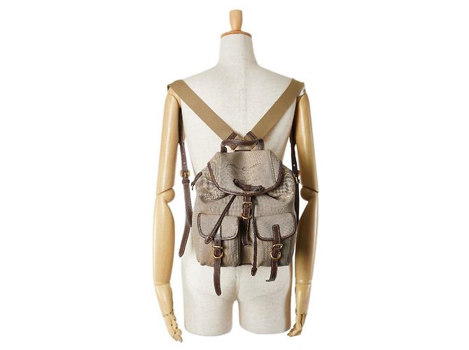 Prada Jacquard Backpack - view 14