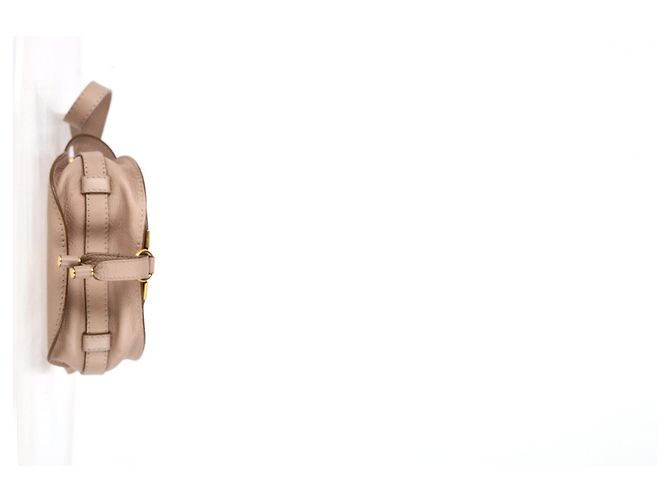 Bolso de Hombro Chloé Small Marcie en Cuero de Ternera Nude - vista 10