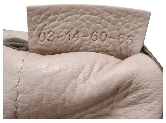 Bolso de Hombro Chloé Small Marcie en Cuero de Ternera Nude - vista 6