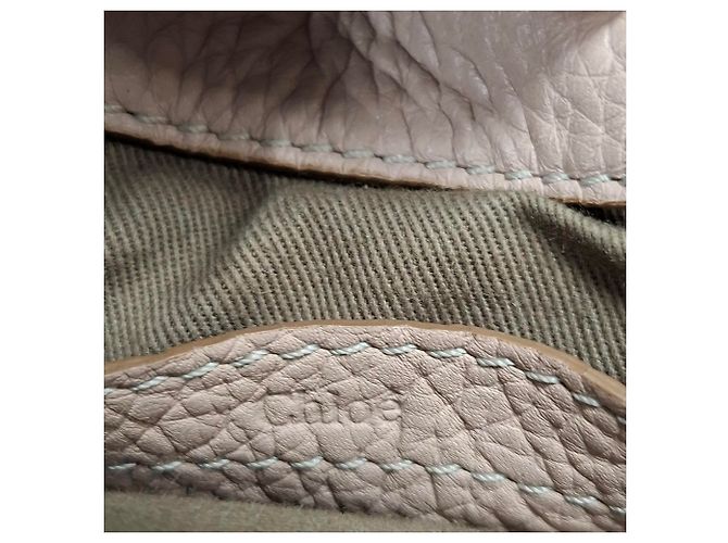 Bolso de Hombro Chloé Small Marcie en Cuero de Ternera Nude - vista 7