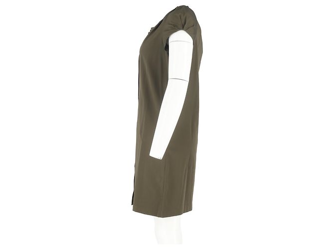 Vestido Mini Luisa en Nylon Verde Oliva de Diane Von Furstenberg - vista 5