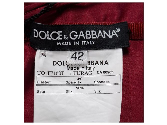 Top bustier de seda rosa con cremallera en la parte posterior de Dolce & Gabbana - vista 3