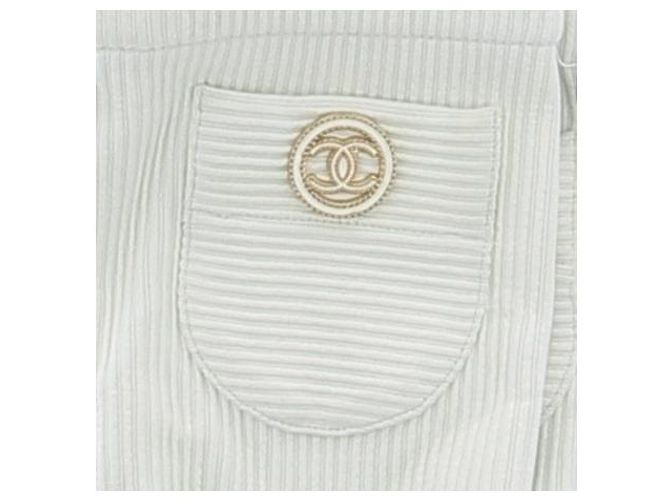CHANEL Lingerie T. Cotone Bianco - vista 3